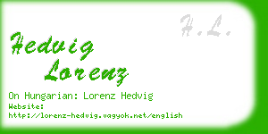 hedvig lorenz business card